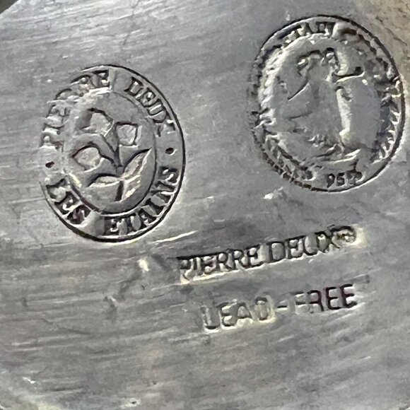 Pierre Deux Basketweave Pewter Box Small trinket - Picture 13 of 13